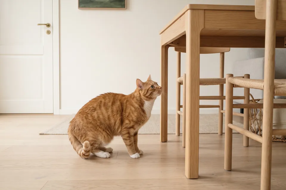 Achtung! Gleich wird die Katze springen.