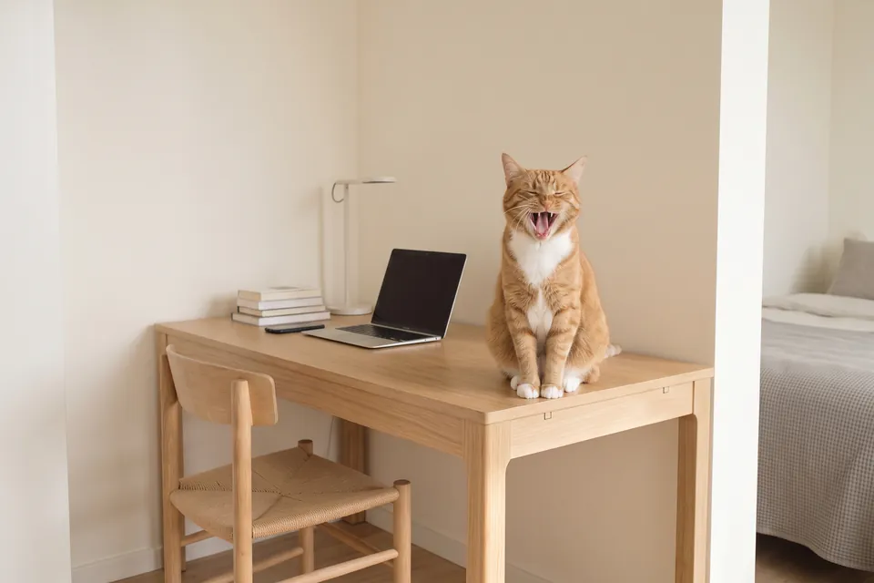 Die Katze ist müde.