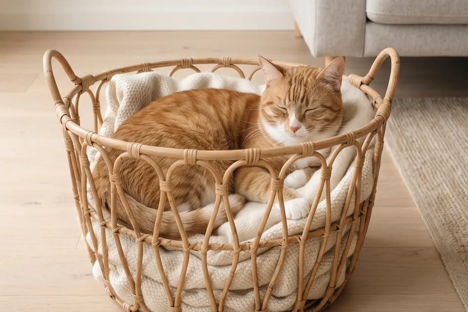 Lass die Katze in Ruhe! Sie schläft.