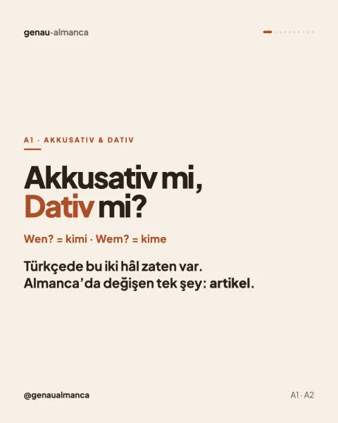 Akkusativ mi, Dativ mi?