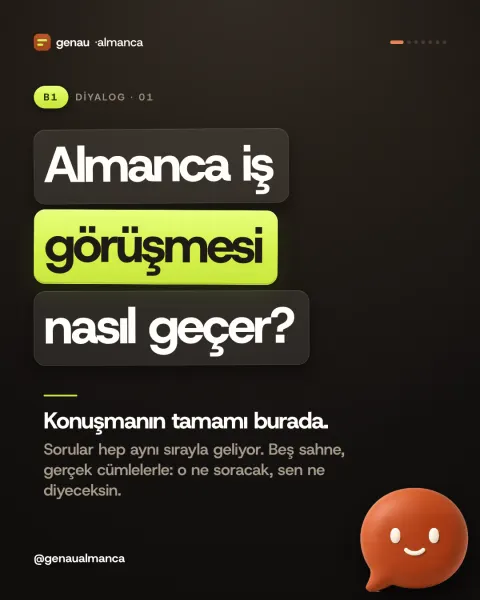 Almanca iş görüşmesi nasıl geçer?